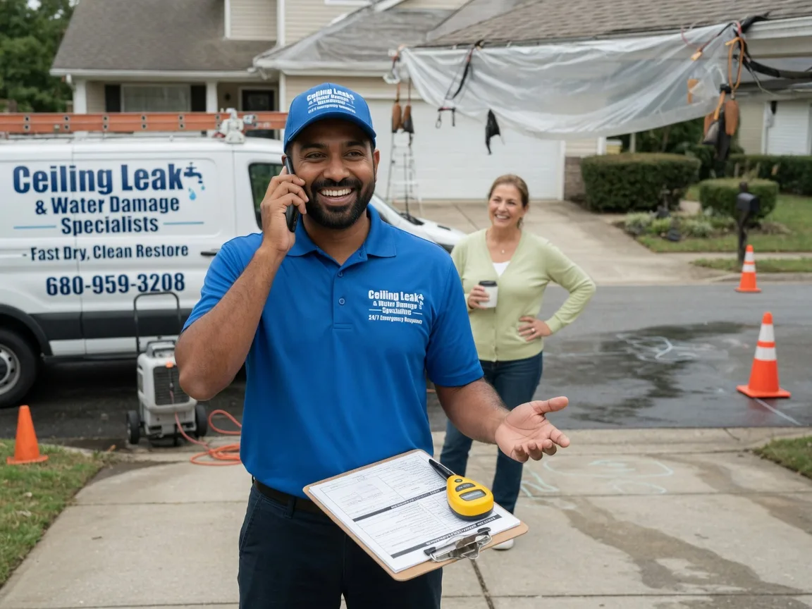 Ceiling Leak Cleanup Waynesville, GA FAQs